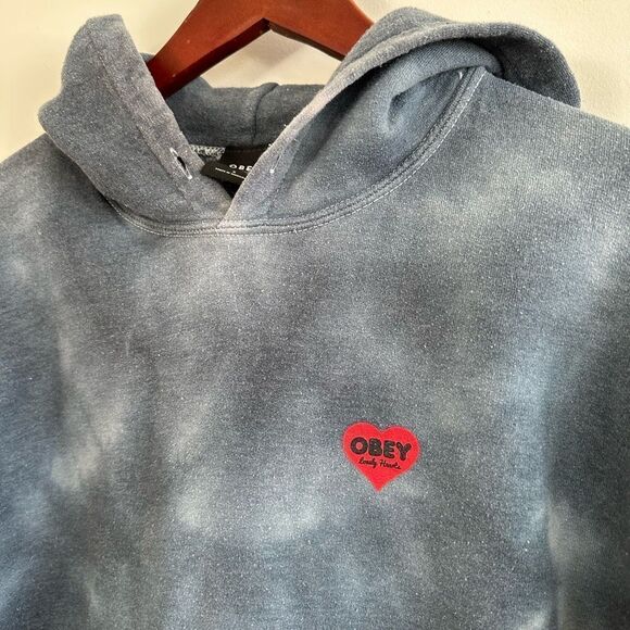 Unisex lonely hearts obey hoodie - Picture 3 of 8